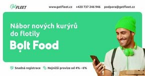 Nábor kurýrů pro BOLT FOOD Plzeň - rychlý převod