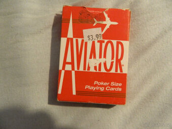 Karty AVIATOR Poker Size.