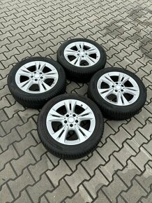 Kompletní alu Mercedes 5x112r17+225/50r17 zimní