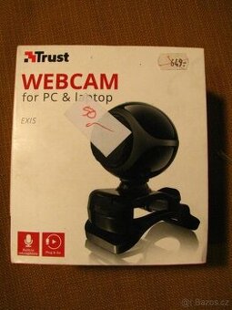 WEBCAM TRUST webkamera, mikrofon, uchyceni na monitor apod - 1