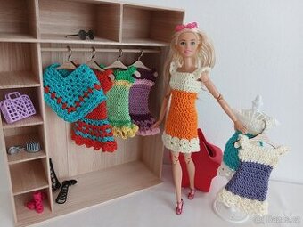 Barbie - šatičky pomerančové - 1