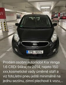 Kia Venga  nafta r.v.2014