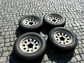 ZIMNÍ PNEU + DISKY 205/70R15 SUZUKI 15" JIMNY - 1