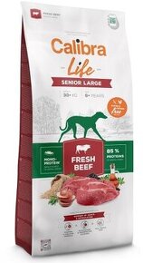 Granule Calibra Dog Life Senior Large Fresh Beef 12 kg