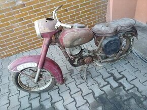 Jawa ČZ 125 / 351 půlbuben (rok 1954)