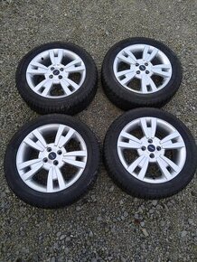 16" alu FIAT QUBO,CITROEN NEMO,PEUGEOT BIPPER + zimné pneu. - 1