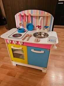 Dětská kuchyňka Woody s příslušenstvím + bonus