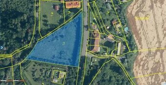 Prodej stavebního pozemku 4420 m² Vápenný Podol-Nerozhovice - 1