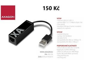 prodám redukci z Usb na sítový kabel