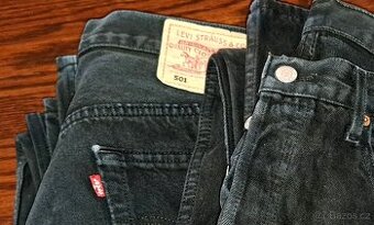 Prodám jeans/džíny Levi Strauss 501 černé