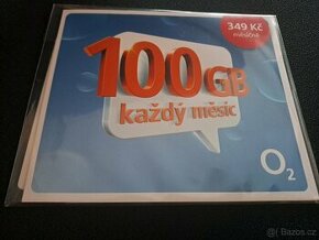 O2 Datamanie 100 GB - nerozbalená