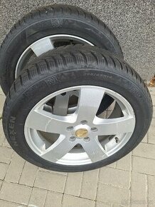 Zimní sada Alu 18" kol 5x120 +zánovní pneu 255/45 R18 103V