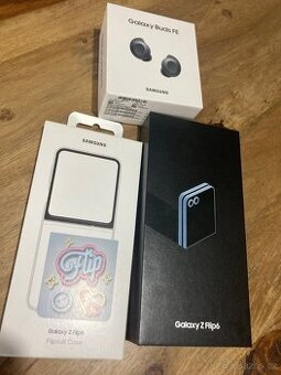 Samsung Z Flip 6 +,Buds a Pouzdro