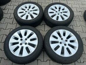 4x al kola 4x100 16 + pneu zimní 195/55 R16 - 1