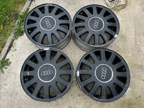 4 ks Alu disků Audi 15" 5x100 6J et38 - 1