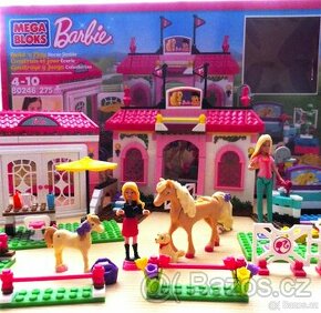 Lego Mega Bloks Barbie - Stáj pro koně