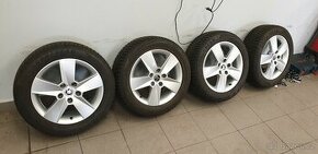 ZIMNÍ ALU KOLA 16 NOVÉ PNEU 5X112 205 55 R16 - 1