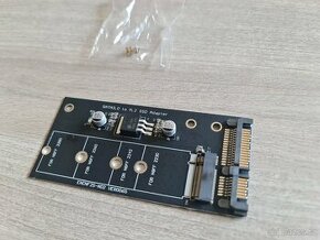 SATA adapter na M.2 NGFF SSD, černý, nové - 1