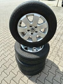 Kompletní alu VW T5 5x120r16+215/65r16 letní Continental