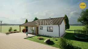 Moderní dřevostavba 3+kk se zahradou 328m2, Podolí u, 126938