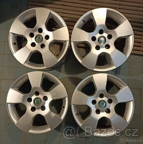 Alu disky originál ŠKODA R15, 5 x 112