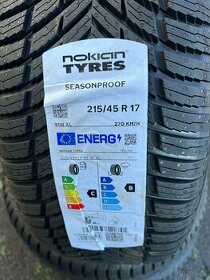 Celoroční pneu 215/45/17 91W Nokian Seasonproof - 1