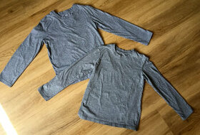 2x triko - tričko CHEROKE pro dvojčata vel 128/134