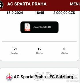 Sparta - Salzburg