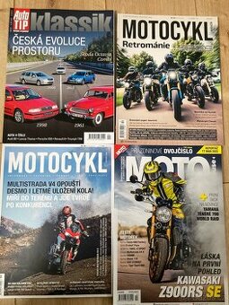 Casopisy Motocykl, Motohouse, Autotip Klassik