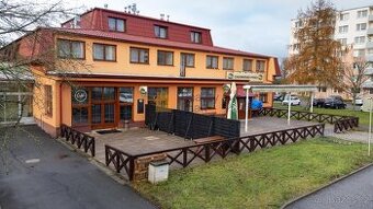 Prodej ubytovny 1094 m2, restaurace, kavárna, Bystřice nad P