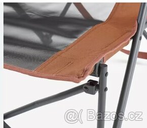 2x Camping síťovina křeslo židle skládací decatlon