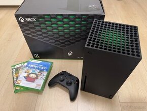 XBOX SERIES X 1TB // ZÁRUKA 12/2025 + ZACHOVALÝ STAV + 3 HRY