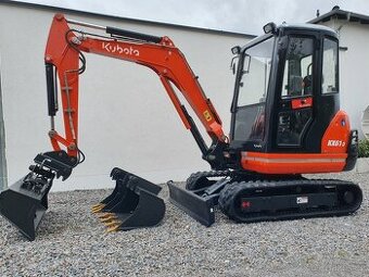 minibagr---bagr---Kubota KX61-3---gumové dráhy