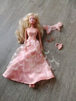 Barbie simba steffi glam dream společenské zdobené šaty set