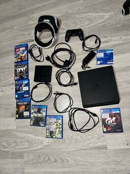 PlayStation 4 (1TB) + VR + hry – kompletní set - 1