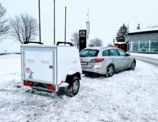 Pronájem přepravníku na dva psy + tažné auto, řidičák B