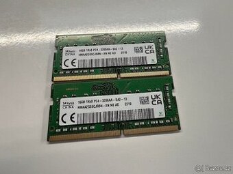 Operační paměťi SKHynix 16GB(32GB), DDR4, 3200Mhz