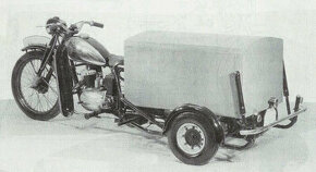 ND na motocykl tříkolka rikša čz 125 150 C osobní nákladní