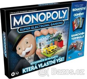 Nerozbalená hra Monopoly Elektronické bankovnictví