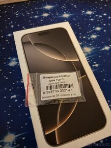 iPhone 16PRO MAX SE ZÁRUKOU 24 měsíců