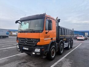 MERCEDES BENZ ACTROS 4144 8x4 třístranný sklápěč MEILLER