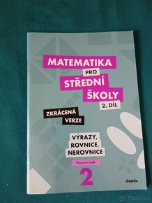 Učebnice matematiky a anglického jazyka