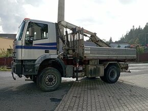 Prodám Iveco 440 sklápěč 4x4 s hydraulickou rukou PM 8