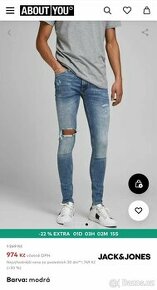 Pánské nové džíny JACK & JONES Skinny