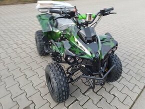 Dětská čtyřtaktní čtyřkolka ATV Warrior125ccm zel - 1