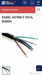 Kabel H07RN-F 5Gx16