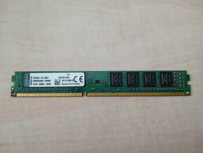 1X 4GB DDR3 1600MHz RAM Kingston - low profile (Celkem 4GB)