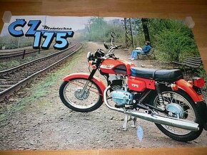 Plakát ČZ 175 Mototechna 1989