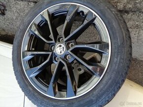 škoda karoq 18 nová alu kola 5x112 černá - 1