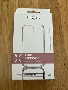 FIXED Pure Neck s růžovou šňůrkou na krk pro Apple iPhone XR